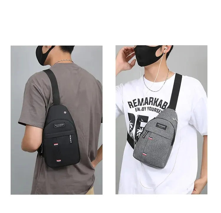 Chest Bag Men's One Shoulder Crossbody Bag