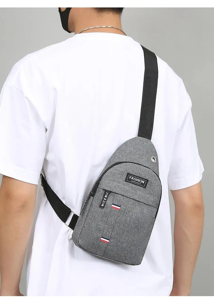 Chest Bag Men's One Shoulder Crossbody Bag